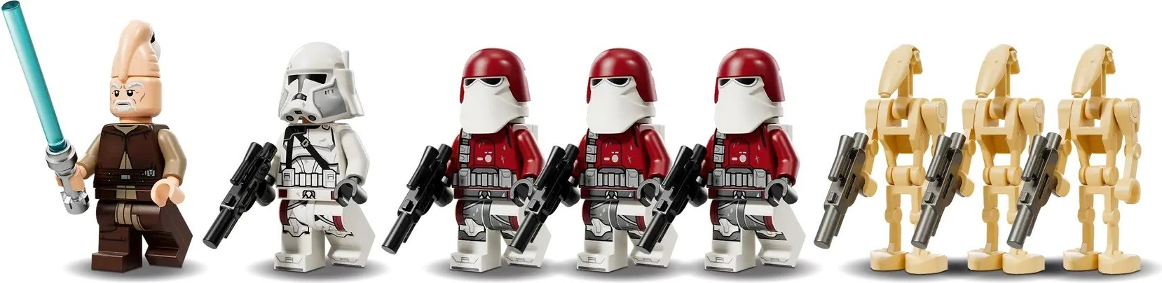Set LEGO Star Wars Republic Juggernaut 75413 me 8 minifigura