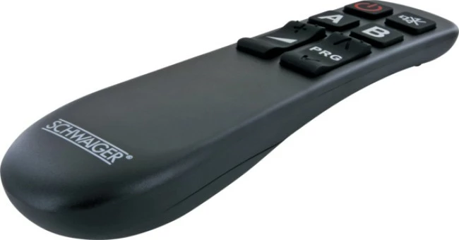 Telekomandë universale Schwaiger UFB1000, 8 taste, IR wireless, e zezë