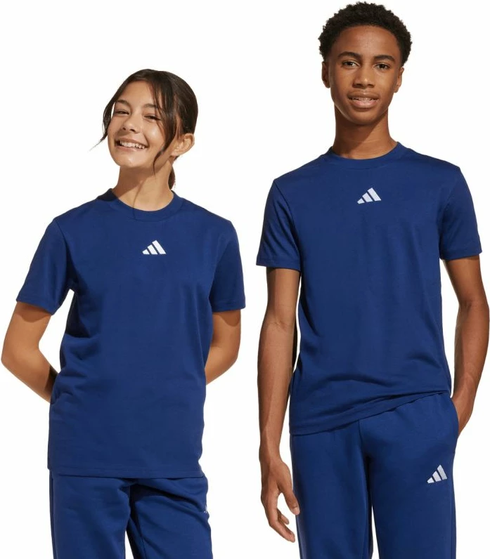 Maicë për fëmijë adidas, navy blue [Madhësia: 128 cm]