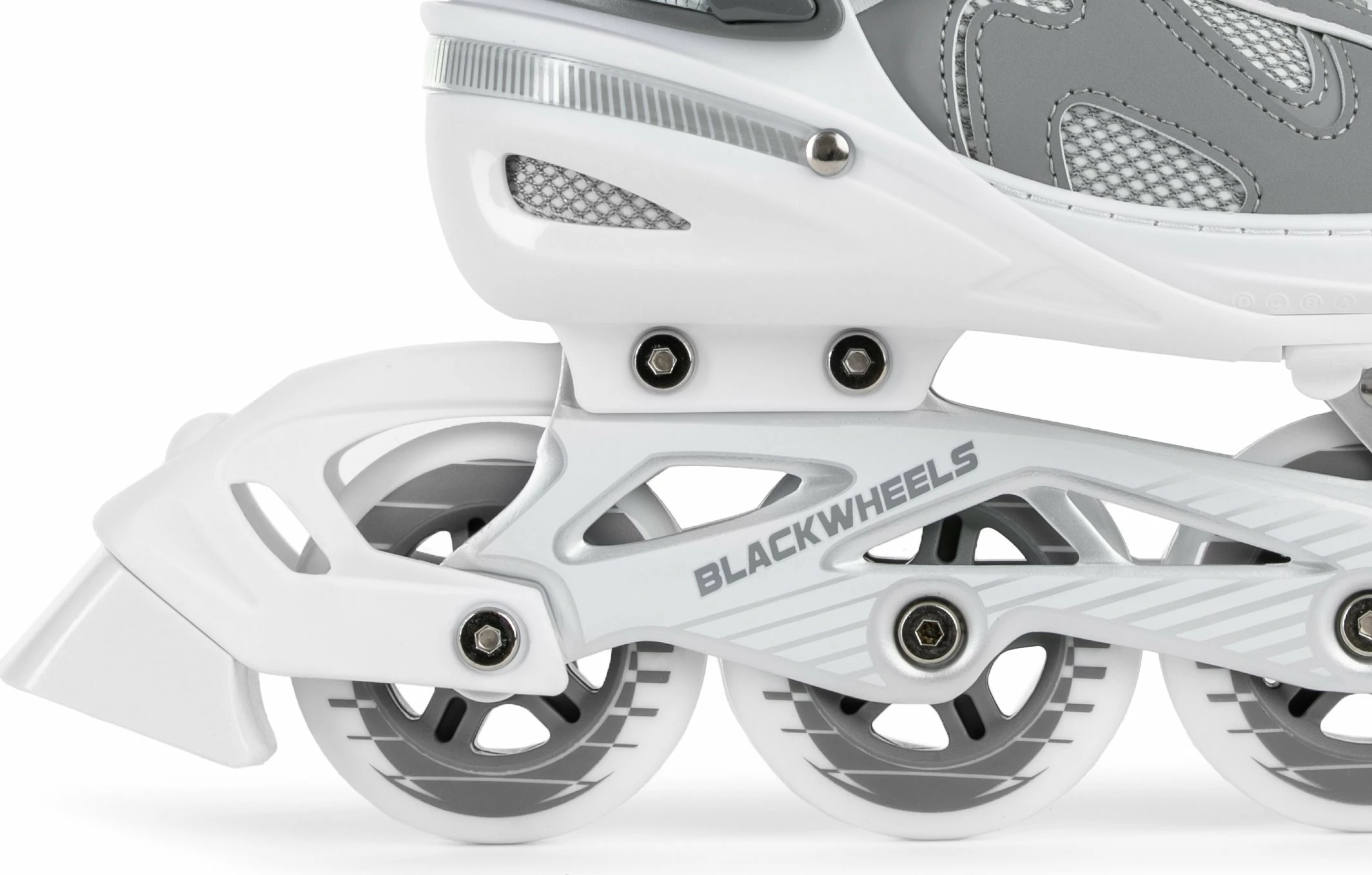 Patina inline Blackwheels Flex Pro 34-37 (e rregullueshme), rrota 80 mm, ABEC 7, me frenë, gri