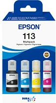 Tinta rimbushëse për printer Epson EcoTank 113, multipack 4 copë (CMYK)