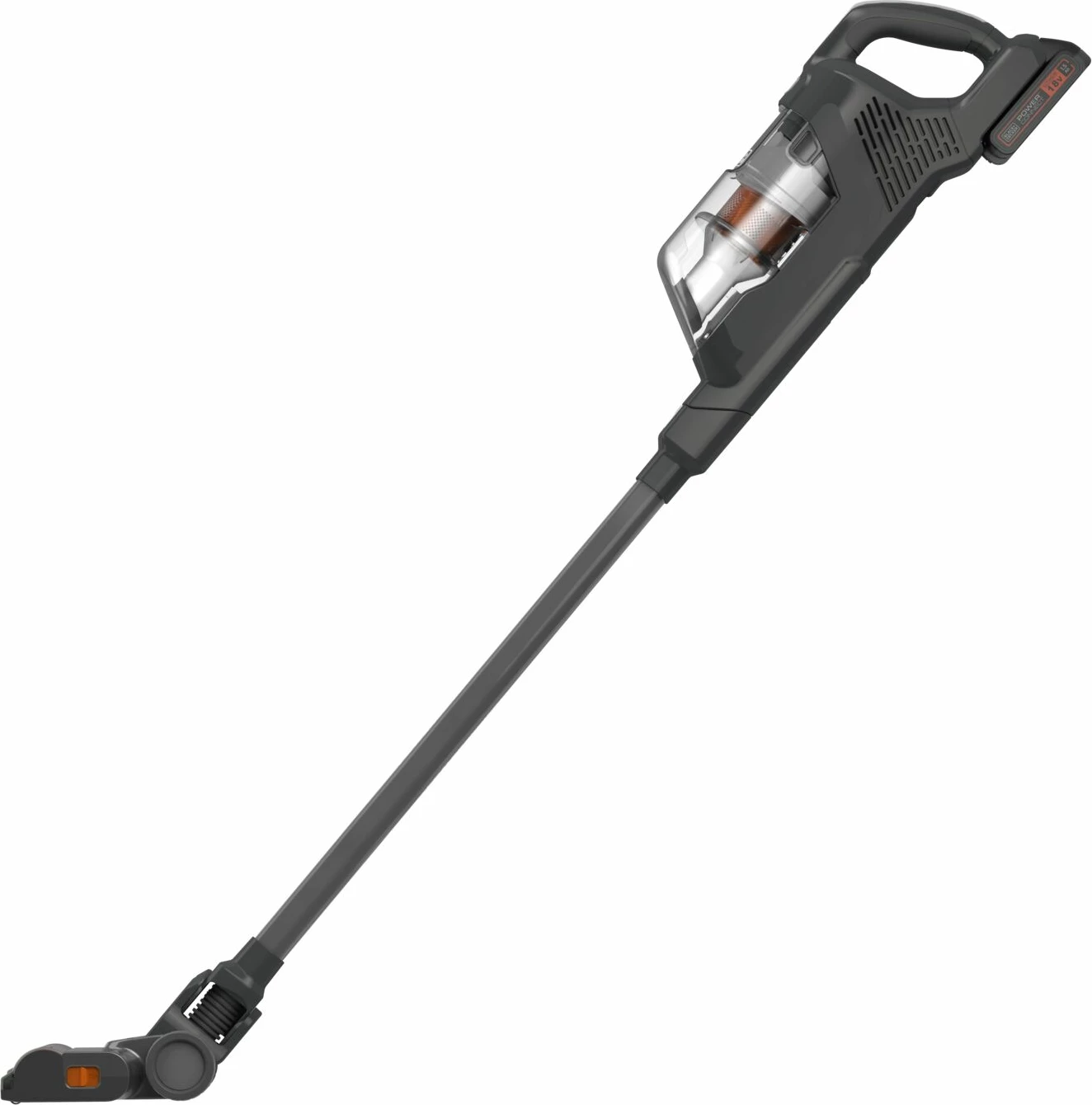 Fshesë me bateri stick Black&Decker BHFEA18D1 18V 2Ah 2-në-1, e zezë, set me bateri dhe karikues