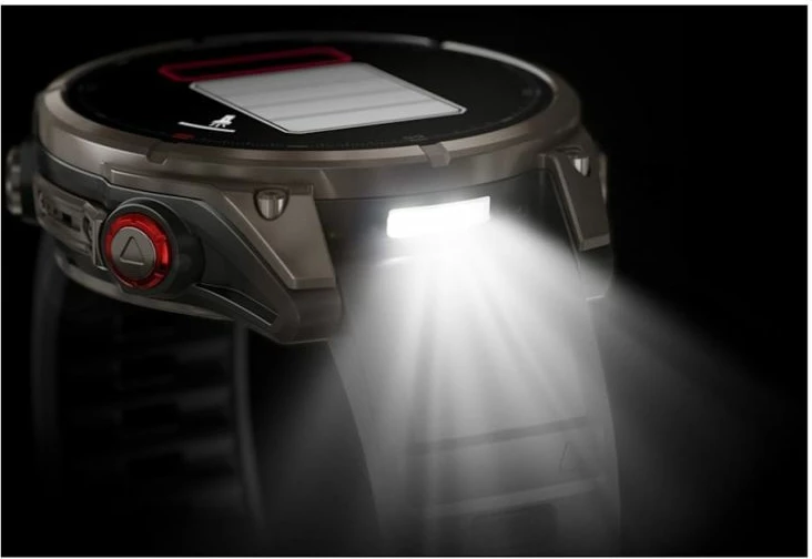 Orë sportive Garmin Fenix 8 PRO AMOLED 47mm Sapphire Titanium, e zezë