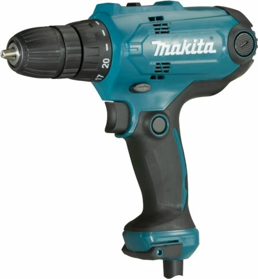 Bormashinë-vidhosëse me rrymë Makita DF0300 320 W, 56 Nm, mandrinë 10 mm, 2 shpejtësi, blu/zezë