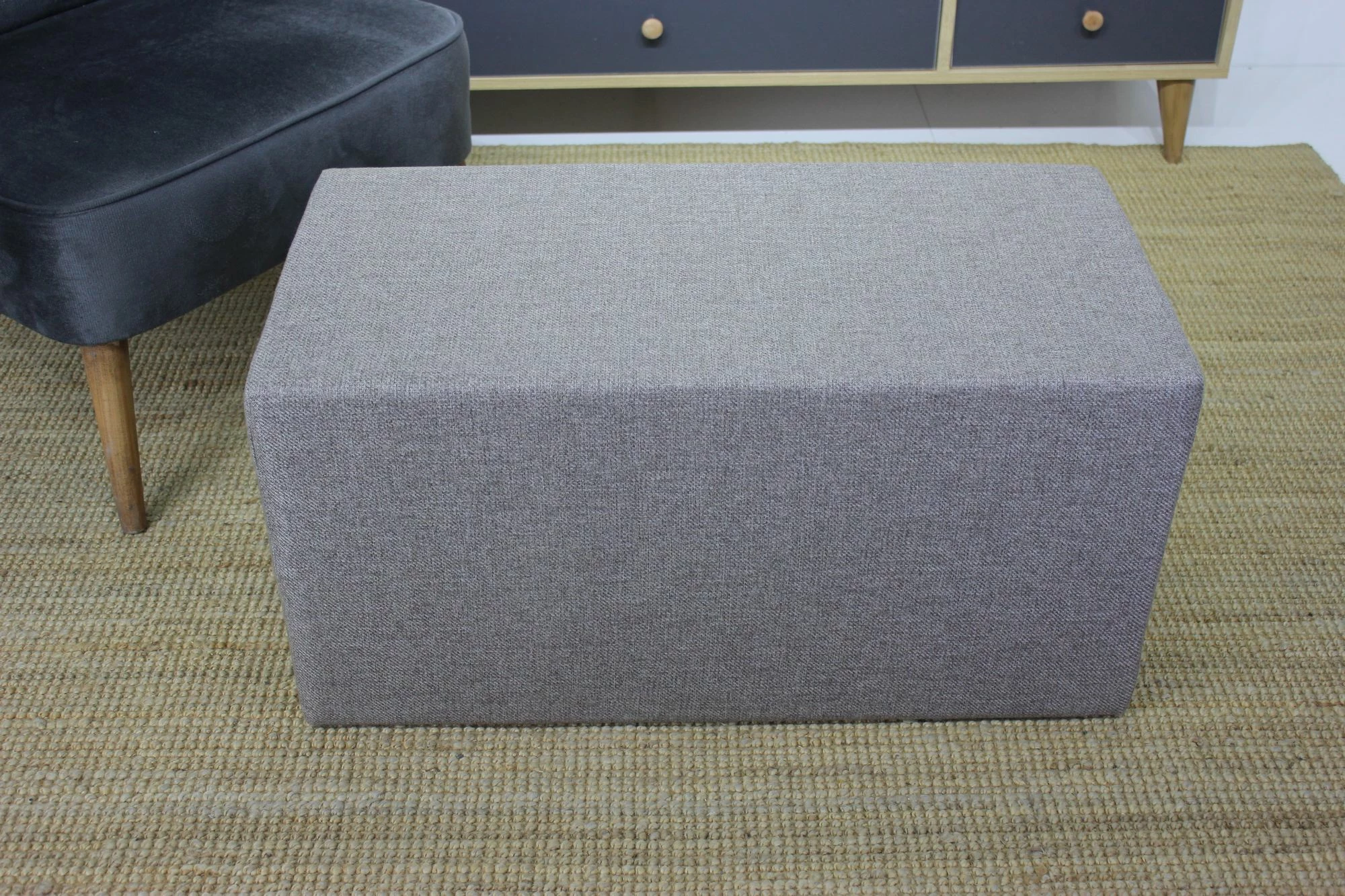 Puf i gjatë Tuffet Atelier del Sofa, ngjyrë kafe