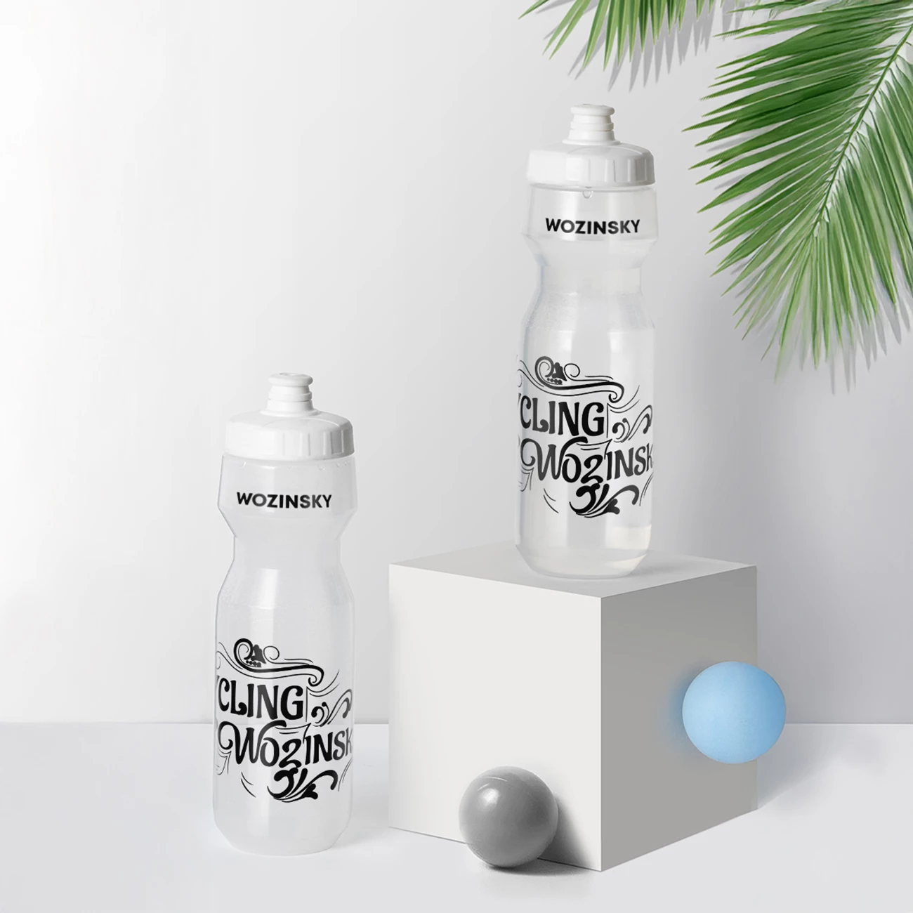 Shishe biçiklete, Wozinsky, WBR-01T, 750 ml, pa BPA, transparente