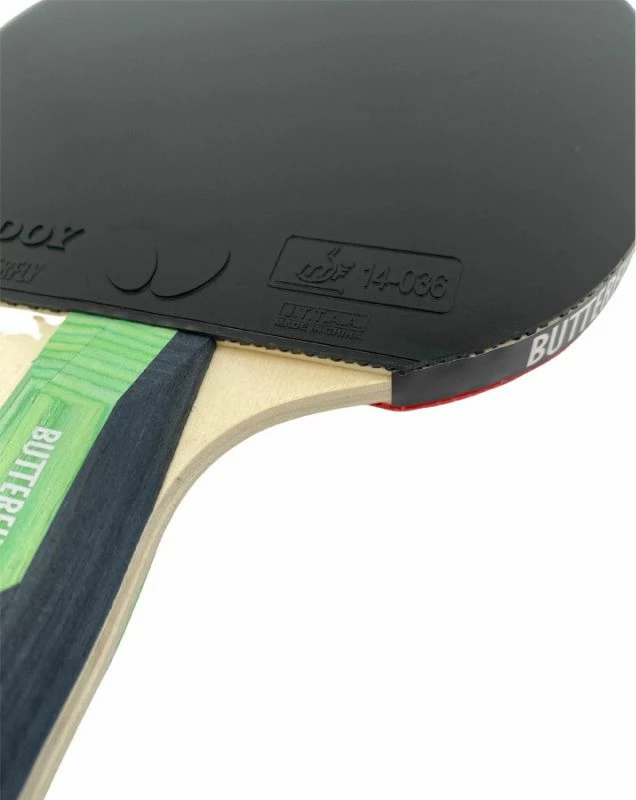 Reket pingpongu Butterfly për meshkuj dhe femra, i kuq e zi [Dorëza: FL-konkav]