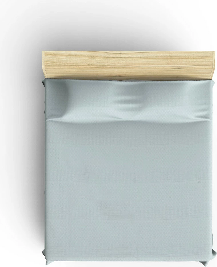 Çarçaf Double Pique, pambuk 100%, ngjyrë kaltër e çelët, 220x240cm