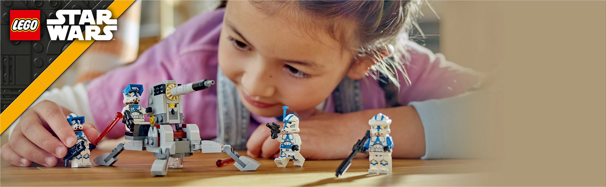 Set ndërtimi LEGO Star Wars 501st Clone Troopers, 119 pjesë, shumëngjyrësh