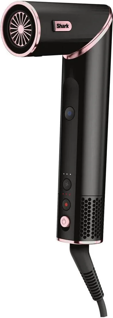 Tharëse flokësh dhe styler 3-në-1, Shark, HD424EU FlexStyle, 1400W, 3 nivele temperaturë, me Auto-Wrap curlers, furçë oval dhe koncentrator, kabllo 2.5m, e zezë