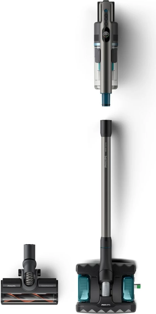 Fshesë elektrike Philips XC8057/01, pa kabllo, 0.6 L, Aqua, e zezë