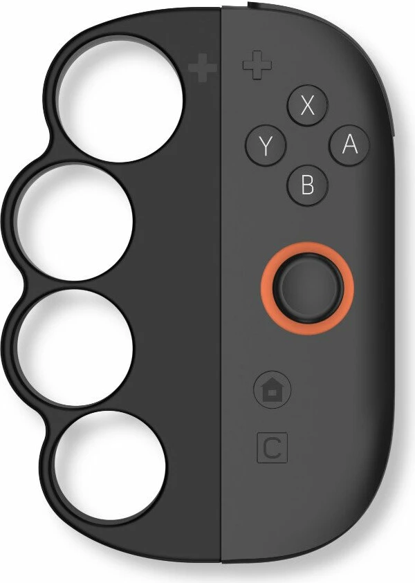 Set grip Joy-Con YAXO YGBSJCH01B për Nintendo Switch 2, Boxing Set, i zi