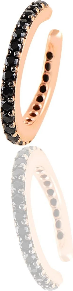 Vathë për kërthizë argjendi, ngjyrë e zezë, Jumeon SGTL10571, 14mm