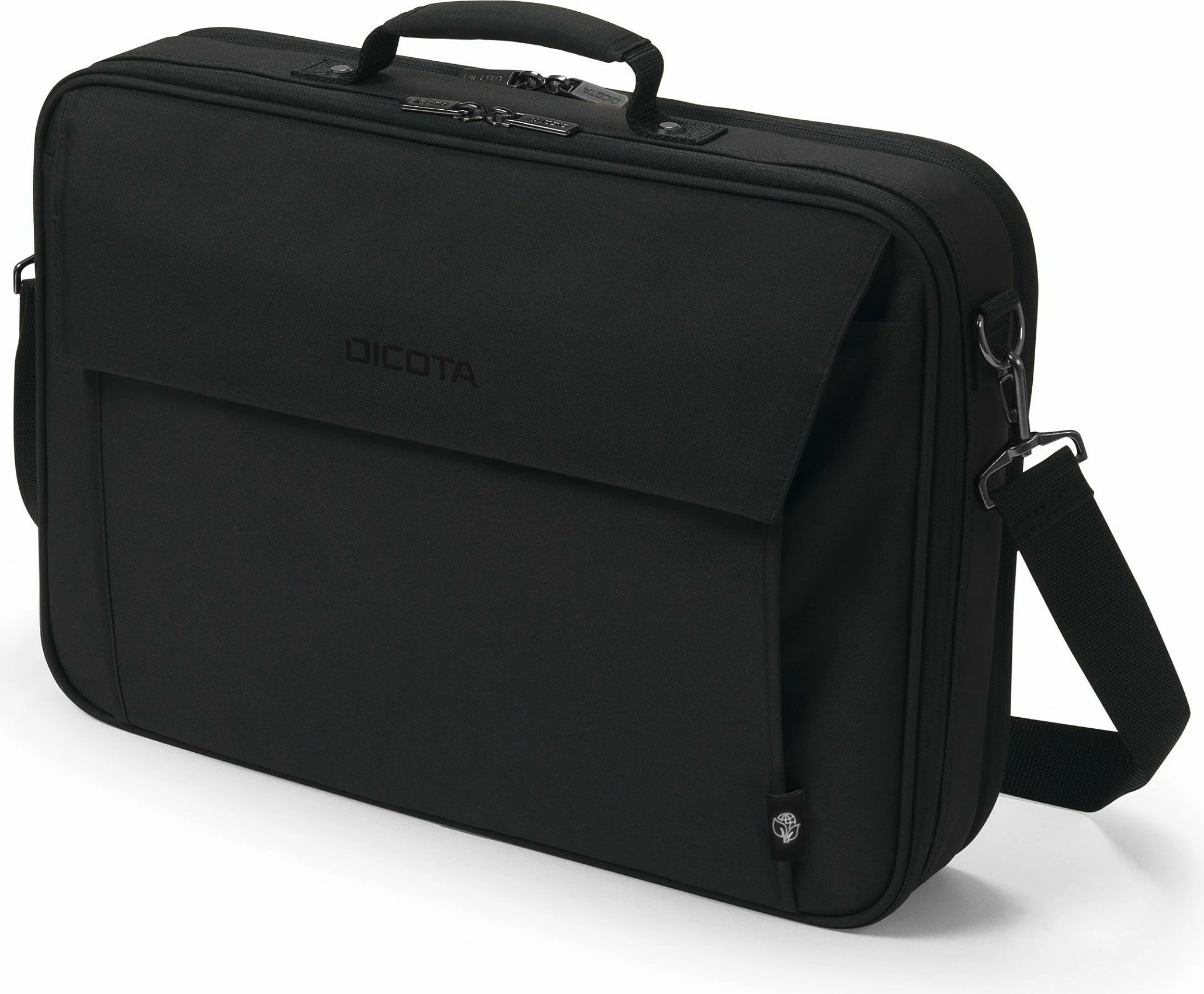 Çantë laptopi DICOTA Eco Multi Plus BASE, 15.6", me rrip shpatulle, e zezë