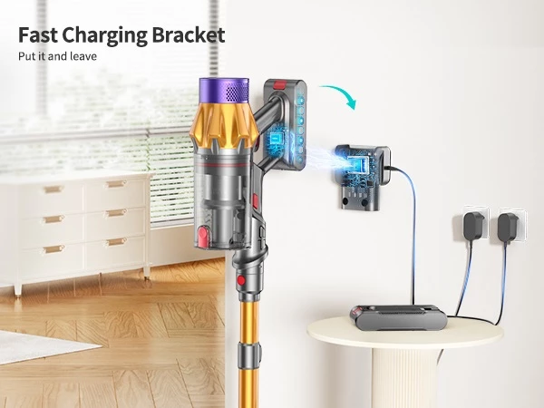 Fshesë elektrike vertikale pa kabllo Honiture X7, 550W, 45.000Pa, 60min, 1.5L, HEPA, ekran LED me prekje, gri/portokalli