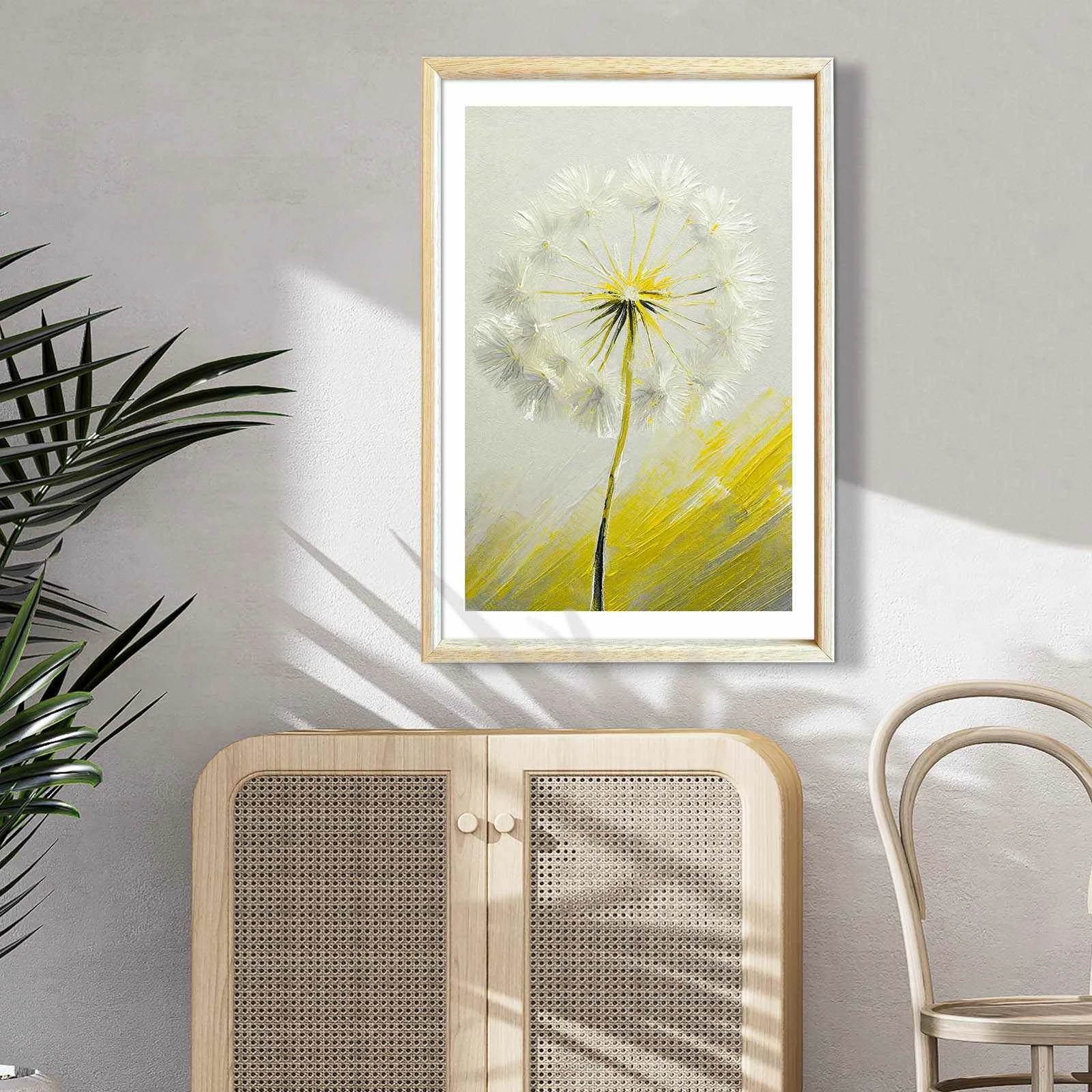 Pikturë dekorative me kornizë MDF, Wallity, Ahswabisabi-022, 42x62cm