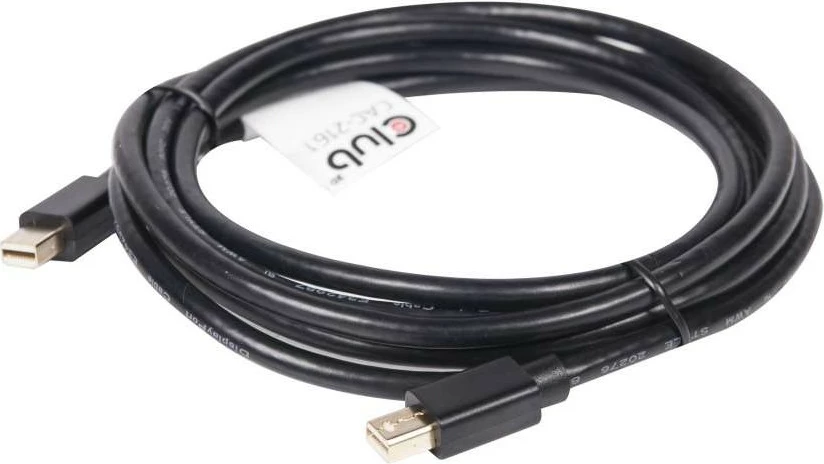 Kabllo Mini DisplayPort Club3D 2m, 4K60Hz, e zezë