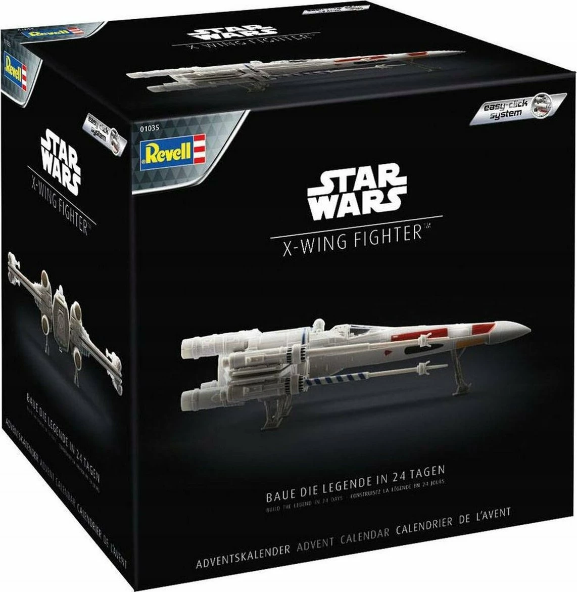 Kalendari i Adventit për modelim Revell X-wing Fighter 01035, Star Wars, 1:57, 24 pjesë