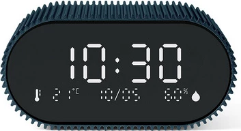 Orë me alarm Lexon Ray Clock LR155OB3, LCD, USB-C, e kaltër