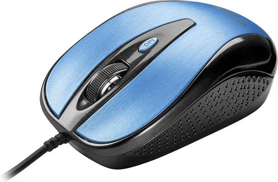 Maus YENKEE YMS 1025BE - USB, e zezë/kaltër