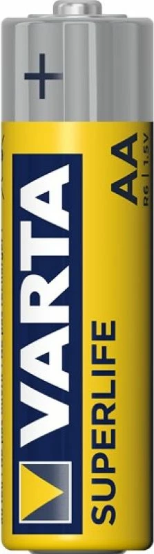 Bateria AA VARTA Superlife, 4 copë, të verdha/gri
