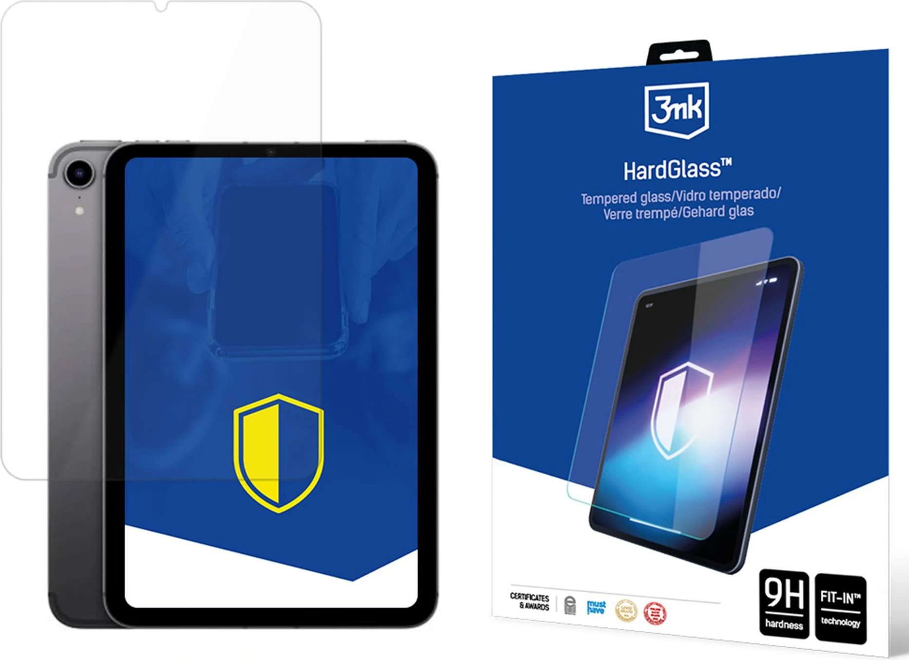 Xham i temperuar 3mk HardGlass për iPad mini 8.3" 2021/2024