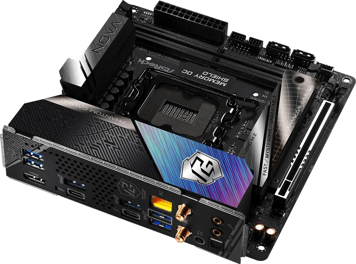 Pllakë amë Asrock Phantom Gaming Z890I Nova WiFi, mini ITX, Socket LGA 1851, e zezë