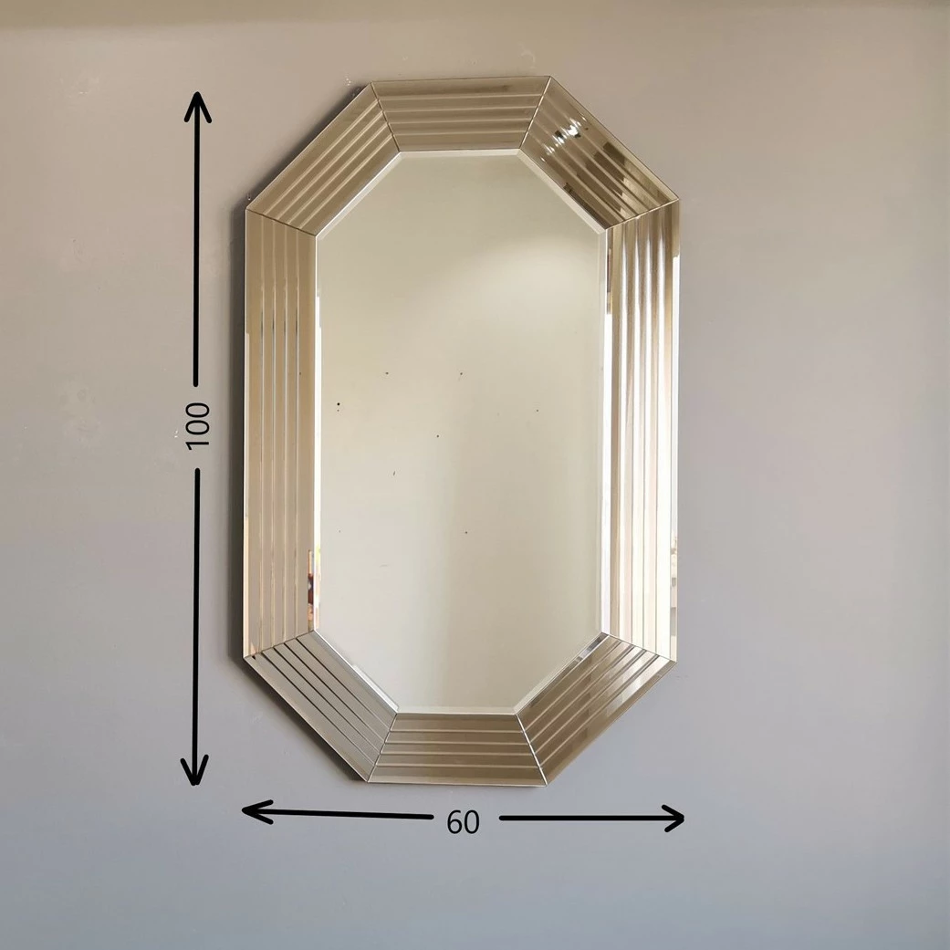 Pasqyrë bronzi Hanah Home, A312D, 60x100cm