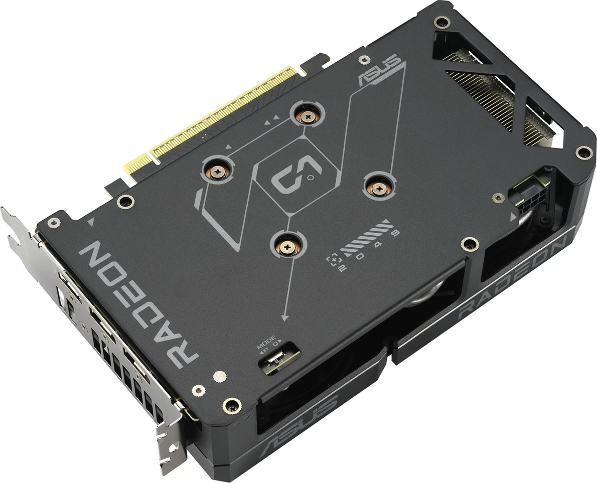 Kartelë grafike ASUS Dual RX 9060 XT, 16 GB GDDR6, e zezë