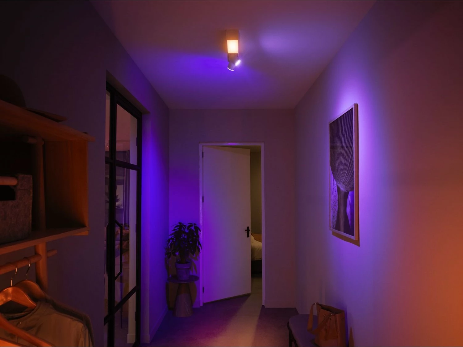Dritë tavani Philips Hue Centris 2-spot, Smart, Bluetooth, LED, Metal, Bardhë