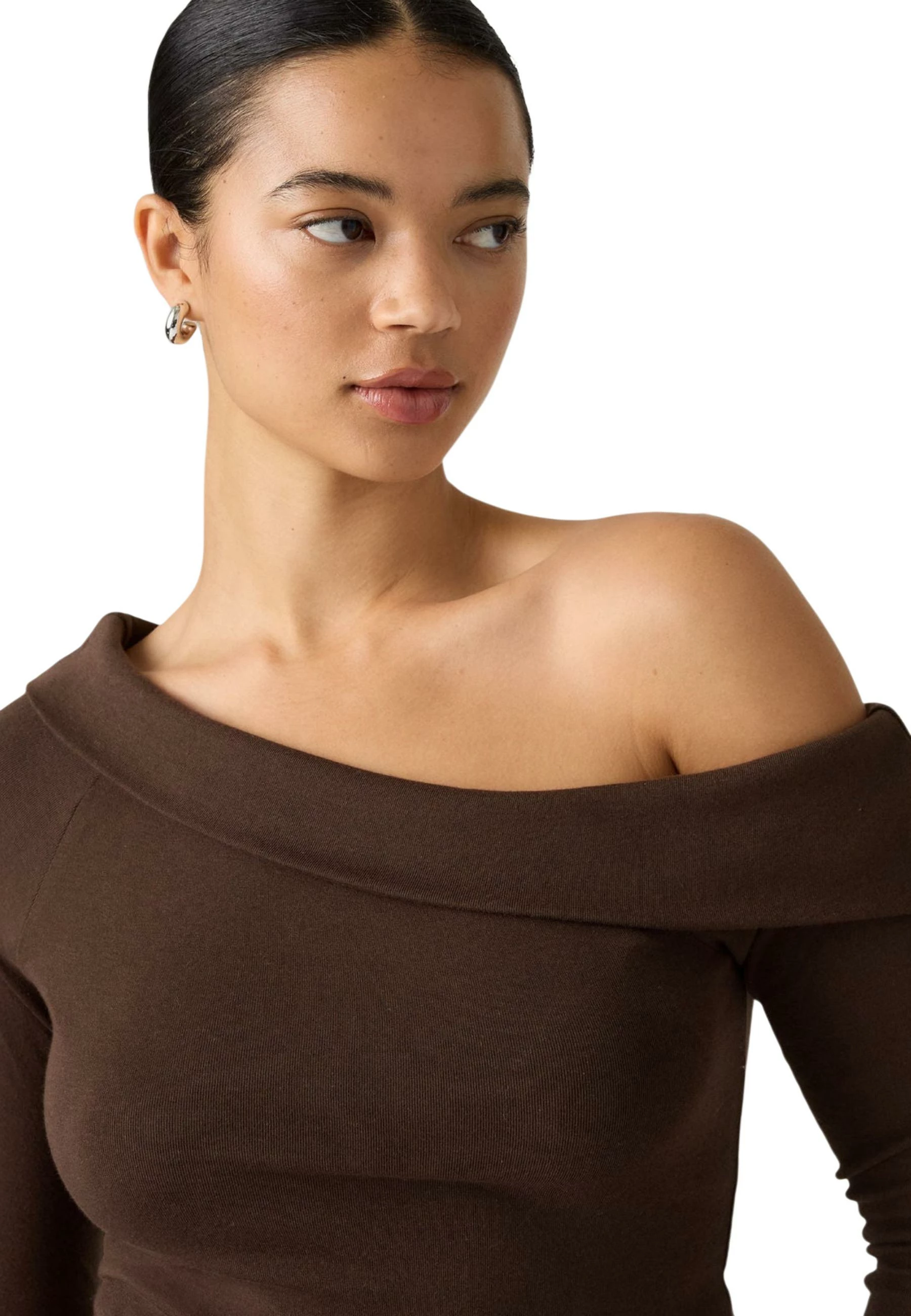 Maicë me mëngë të gjata për femra Levi's 008ST-0001, kafe [Madhësia: XS]