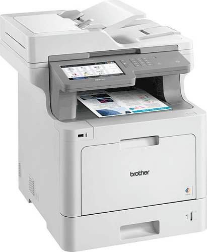 Printer multifunksional Brother MFC-L9570CDW, laser me ngjyra, A4, duplex, ADF 80 fletë, 2400 x 600 DPI, i bardhë