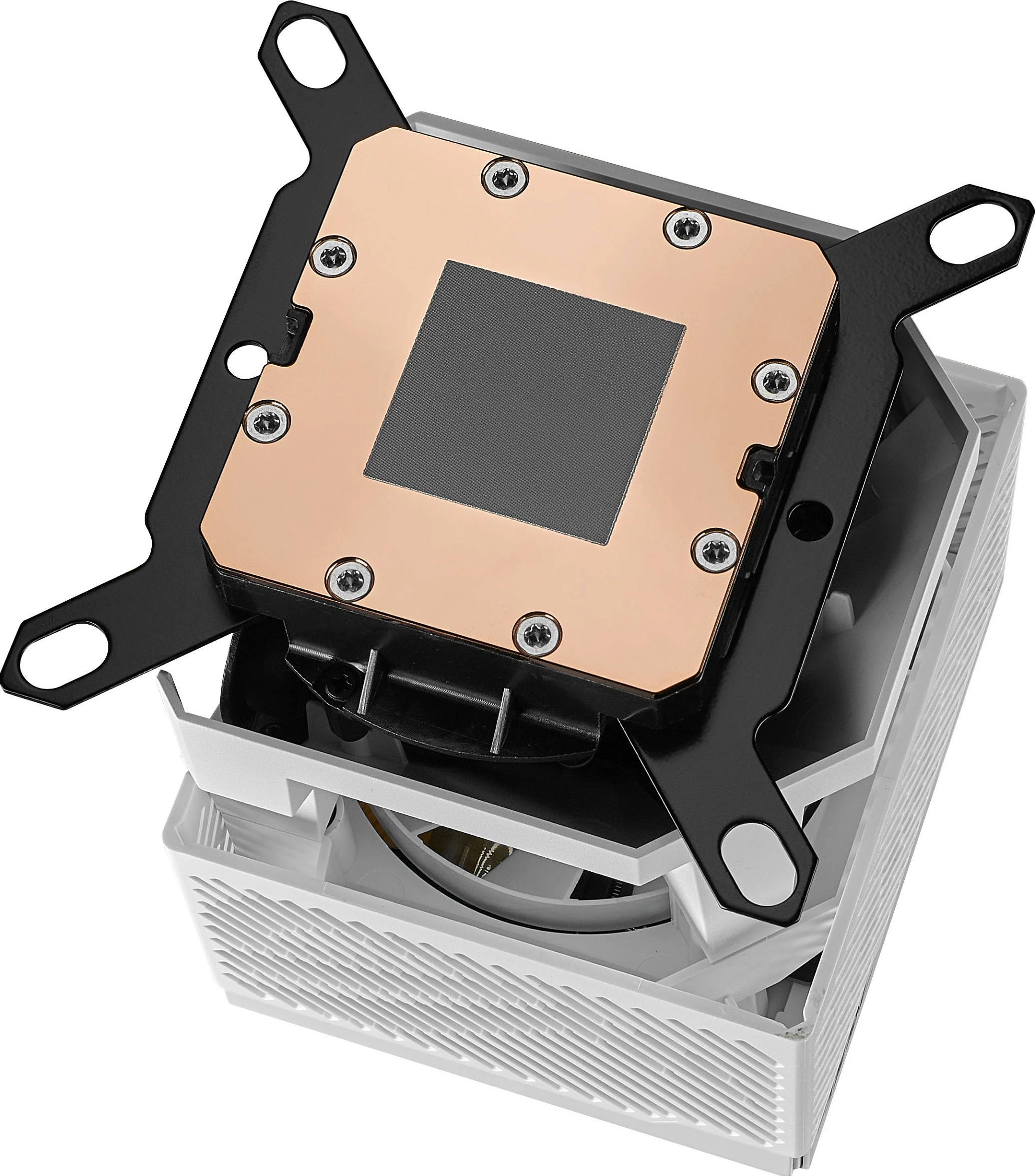 Ftohës uji (waterblock) për CPU ASUS ROG Ryujin III WB, LCD, për Intel/AMD, i bardhë