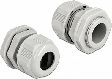 Glandë kablloje DeLOCK PG16, IP68, për kabllo të sheshtë 14 mm, 2 copë, gri