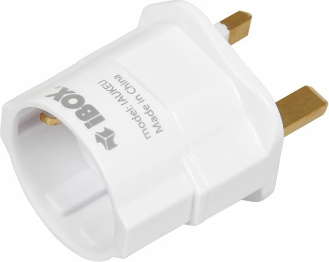 Adapter iBox IAUKEU prizë UK në EU, i bardhë