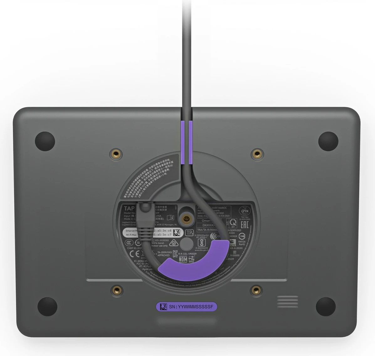 Kontrollues me prekje Logitech Tap IP, 10.1", 1280 x 800, Wi-Fi, Bluetooth, i zi