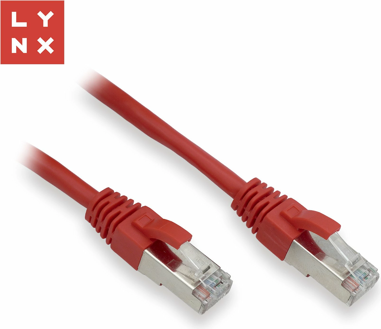 Kabllo rrjeti patch Lynx CS LYNX FTP Patch Cable Cat5e 0.3 m PVC CCA, e kuqe, paketë 10 copë