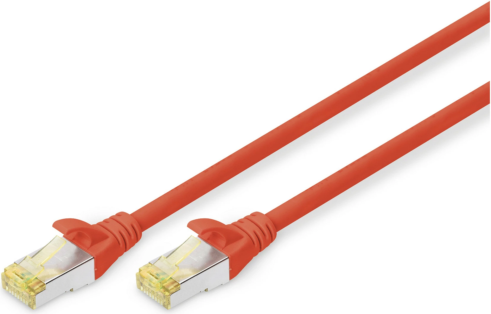Kabllo rrjeti Digitus Cat6a S/FTP 0.5m, RJ-45, e kuqe