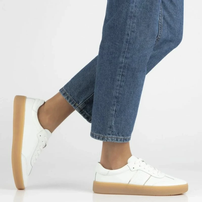 Këpucë platforme për femra Filippo DP7543/26, të bardha