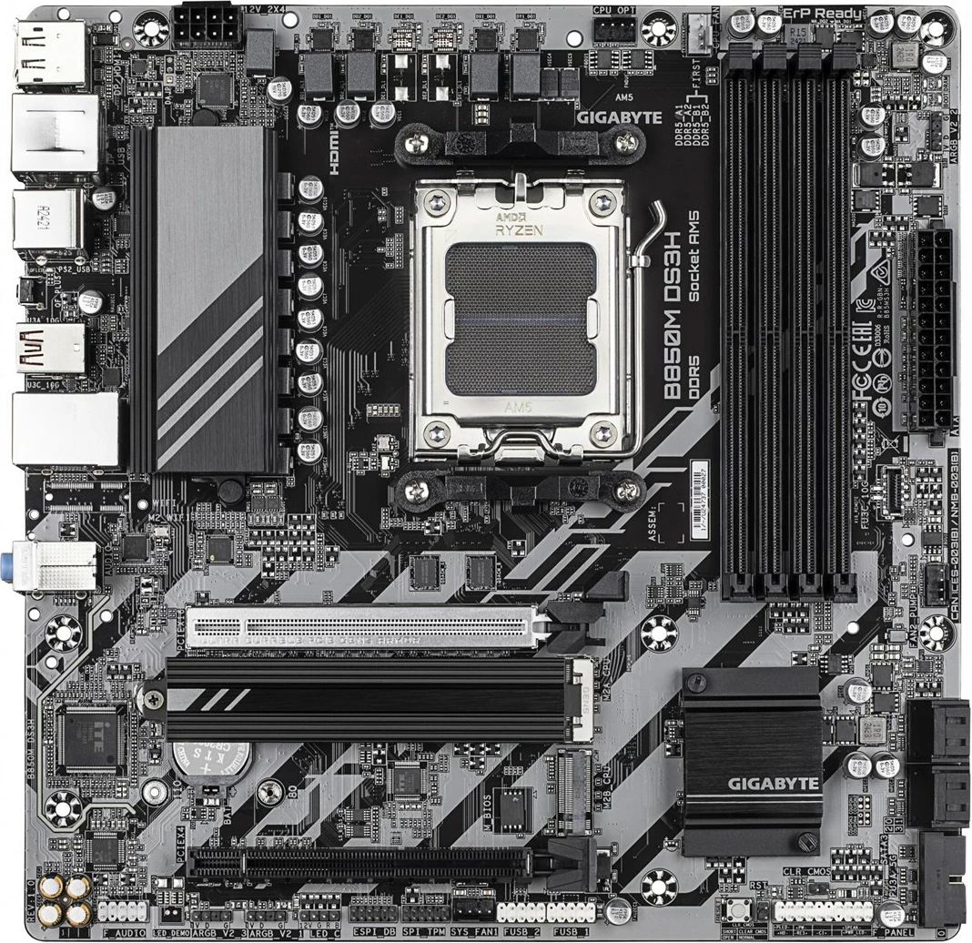 Pllakë amë Gigabyte B850M DS3H, Socket AM5, ATX