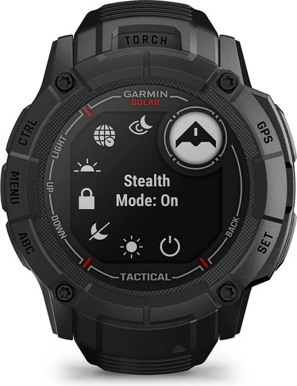 Smartwatch Garmin Instinct 2X Solar Tactical Edition, 1.1" MIP, GPS, 50 mm, e zezë