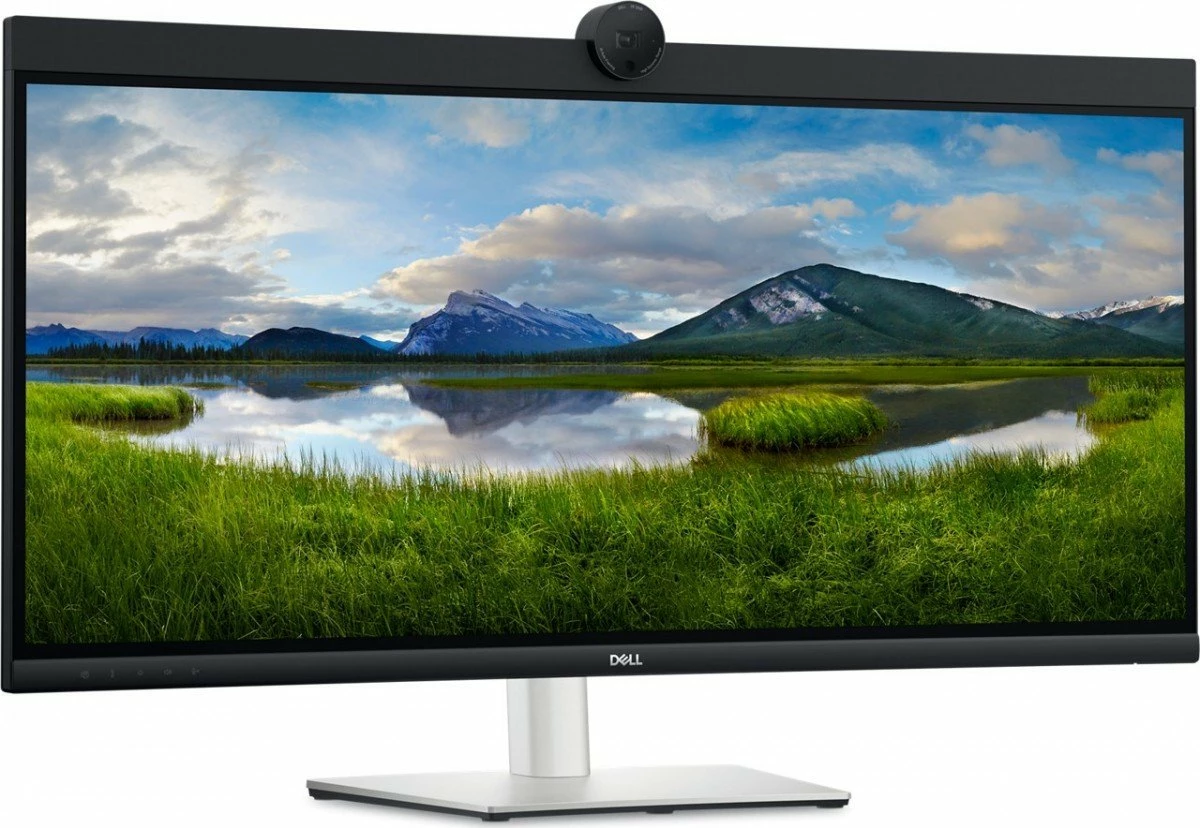 Monitor Dell P3424WEB UWQHD IPS USB-C 90W me kamerë, zi/argjend