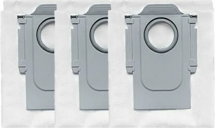 Set qese pluhuri ROBOROCK për Qrevo / Qrevo S / Qrevo Curv / Qrevo Curv 5A1 / Qrevo 5AE / QR 798 / Qrevo Edge 5V1 / S8 MaxV Ultra / Saros 10R / Saros Z70, 3 copë, gri/bardhë