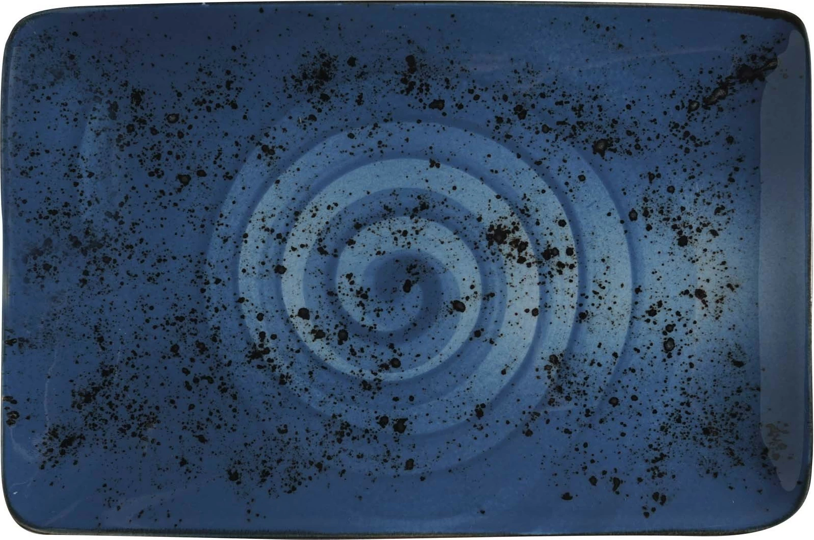 Pjatë drejtkëndore Fine Dine Iris 300x200mm blu, set 6 copë