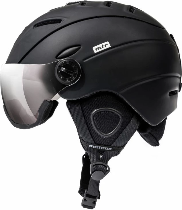 Helmetë skijimi Meteor për të rritur, e zezë [Madhësia: Standarde]