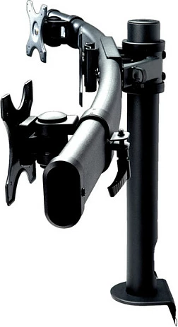 Mbajtëse trefishe monitori VALUE Triple LCD Arm, VESA 75/100, 8 kg, e zezë