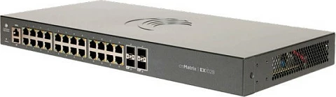 Switch Cambium Networks cnMatrix EX1028, Managed, L2/L3, Gigabit Ethernet, Rack mounting, 1U