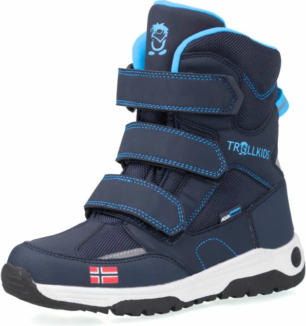 Çizme dimri për fëmijë Trollkids Lofoten Waterproof Jr 159-117, të kaltërta