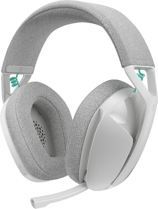 Kufje gaming Logitech G321 wireless 2.4GHz/Bluetooth, bateri 20 orë, të bardha