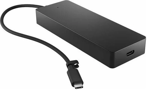 Stacion dokimi HP 4K USB-C Multiport Hub, ngjyrë e zezë